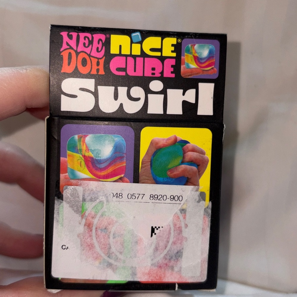Trendy Brand New NeeDoh Swirl Super Solid Squish - Purple, Blue, & Pink🔥 - Picture 5 of 7